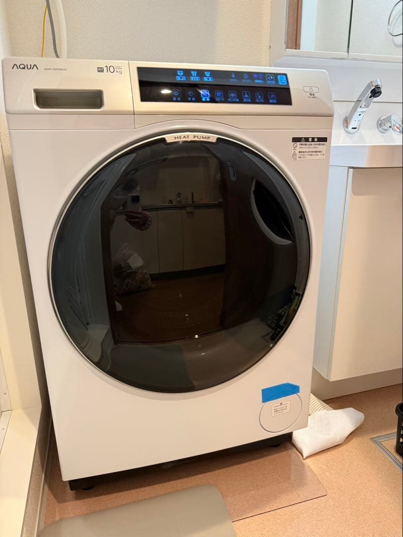 AQUA ドラム式洗濯乾燥機 10kg ホワイト