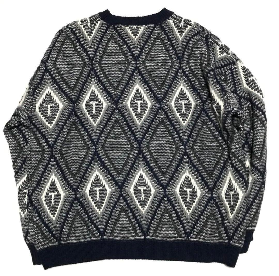 TTTMSW Diamond pull over knit セーター　ニット