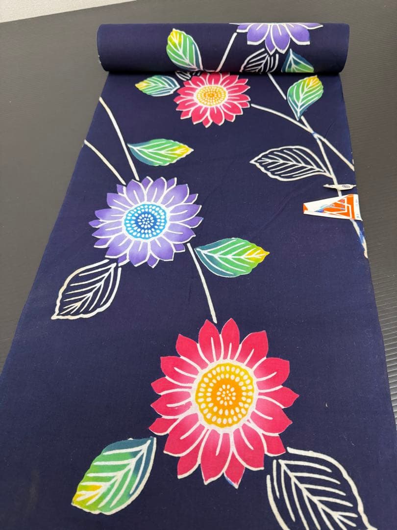 246)浴衣　反物　5点セット　綿100% 着尺