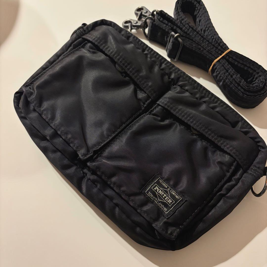 【極美品、数回使用のみ】ポーター タンカー ショルダーバッグ コンパクト 黒