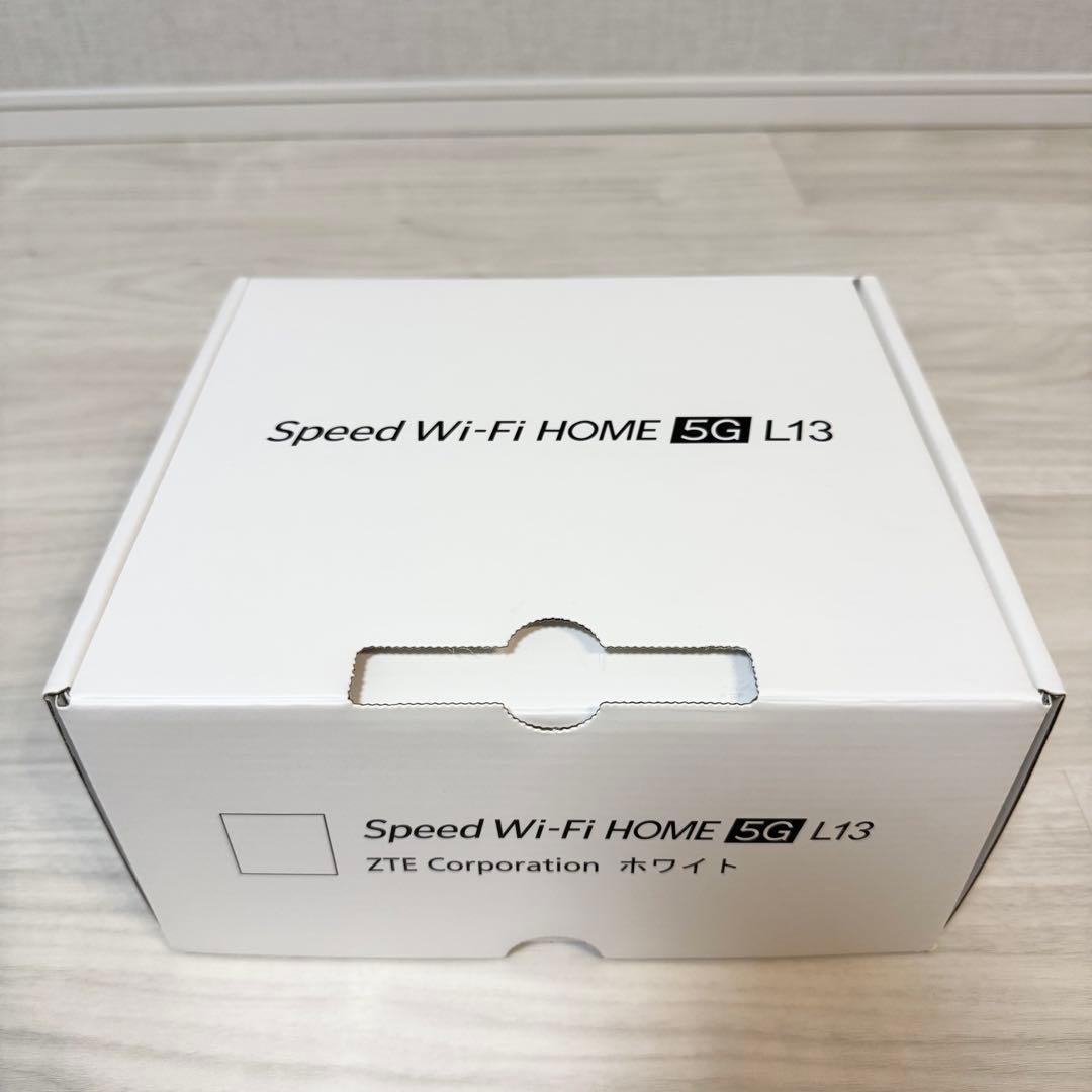 ZTE speed Wi-Fi  5G L13 ZTR02 ルーター