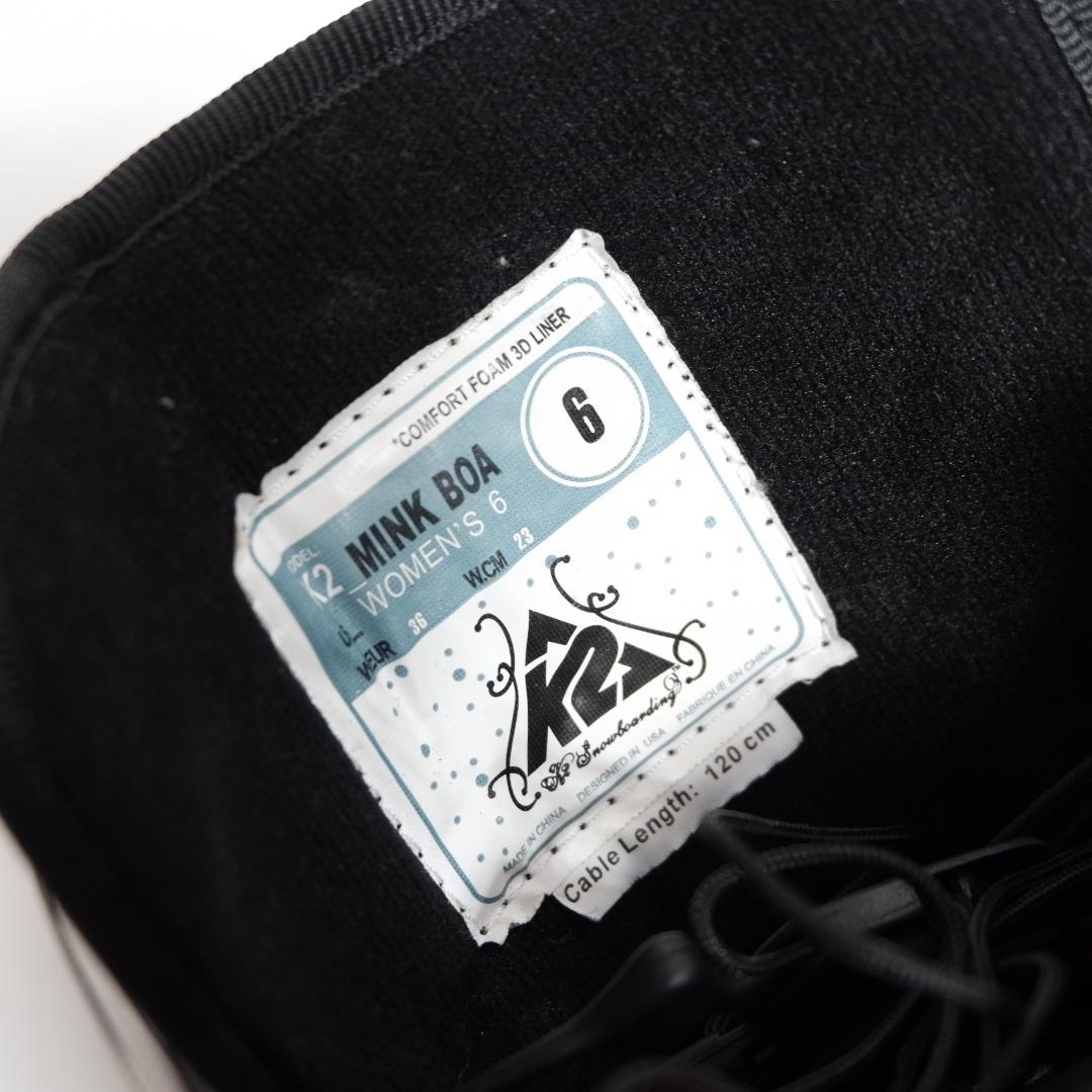 K2 MINK BOA レディース 23cm スノーボードブーツ 黒 ピンク