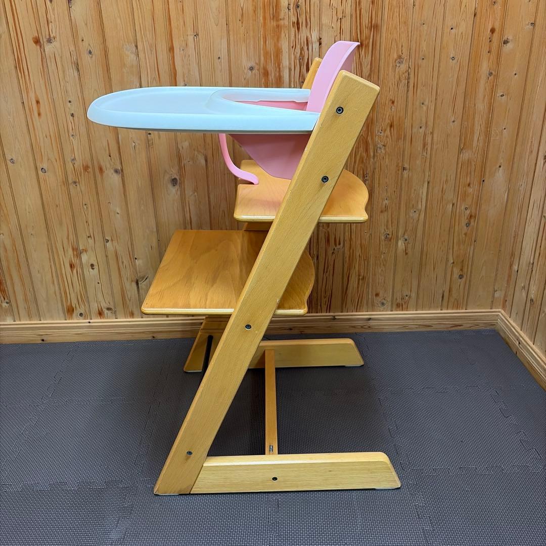 ストッケ トリップ トラップ ベビーチェア ベビーセット ナチュラル S/N3