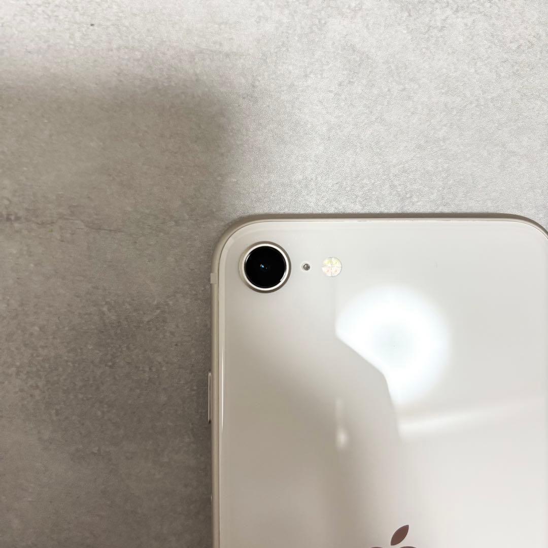 美品 iPhone SE 第3世代 64GB ホワイト バッテリ100% 289
