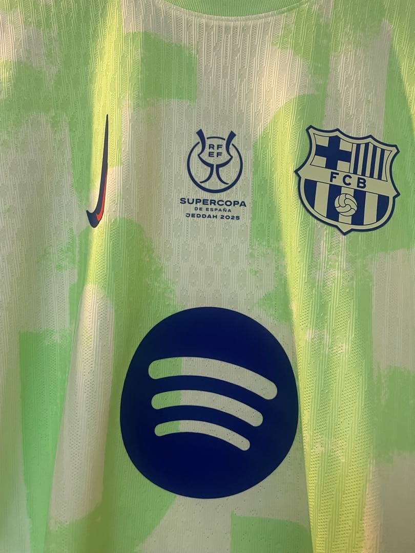 ガビ オーセンティックユニフォーム スーペルコパ 24-25 バルセロナ 3rd