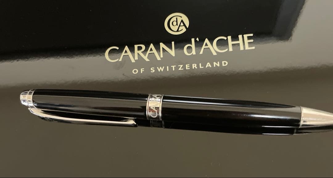 カランダッシュ　ボールペン　黒　レマンコレクション　エボニーブラック