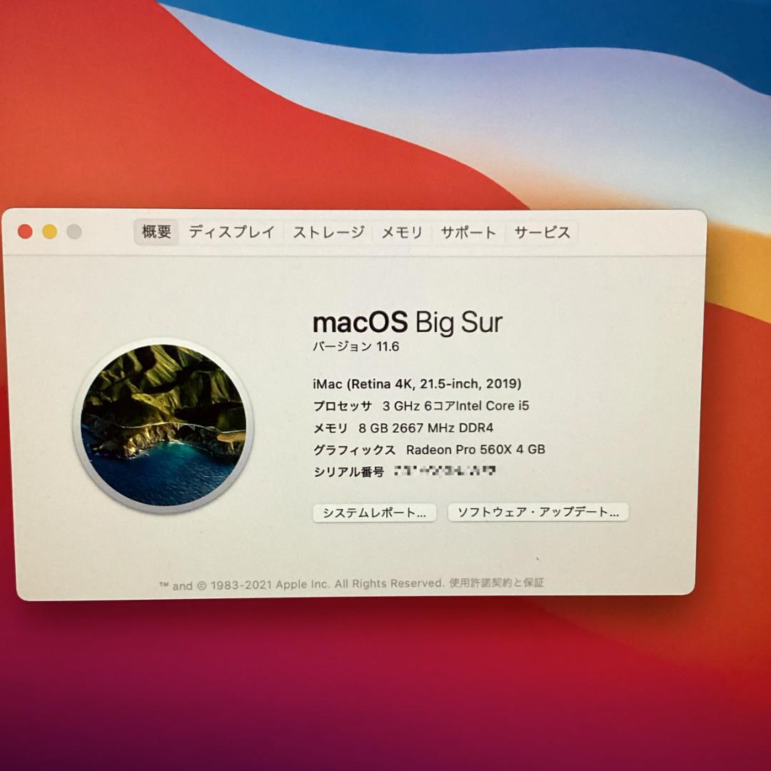 【RITAO CHAN】iMac 21.5インチ （2019） 1TB