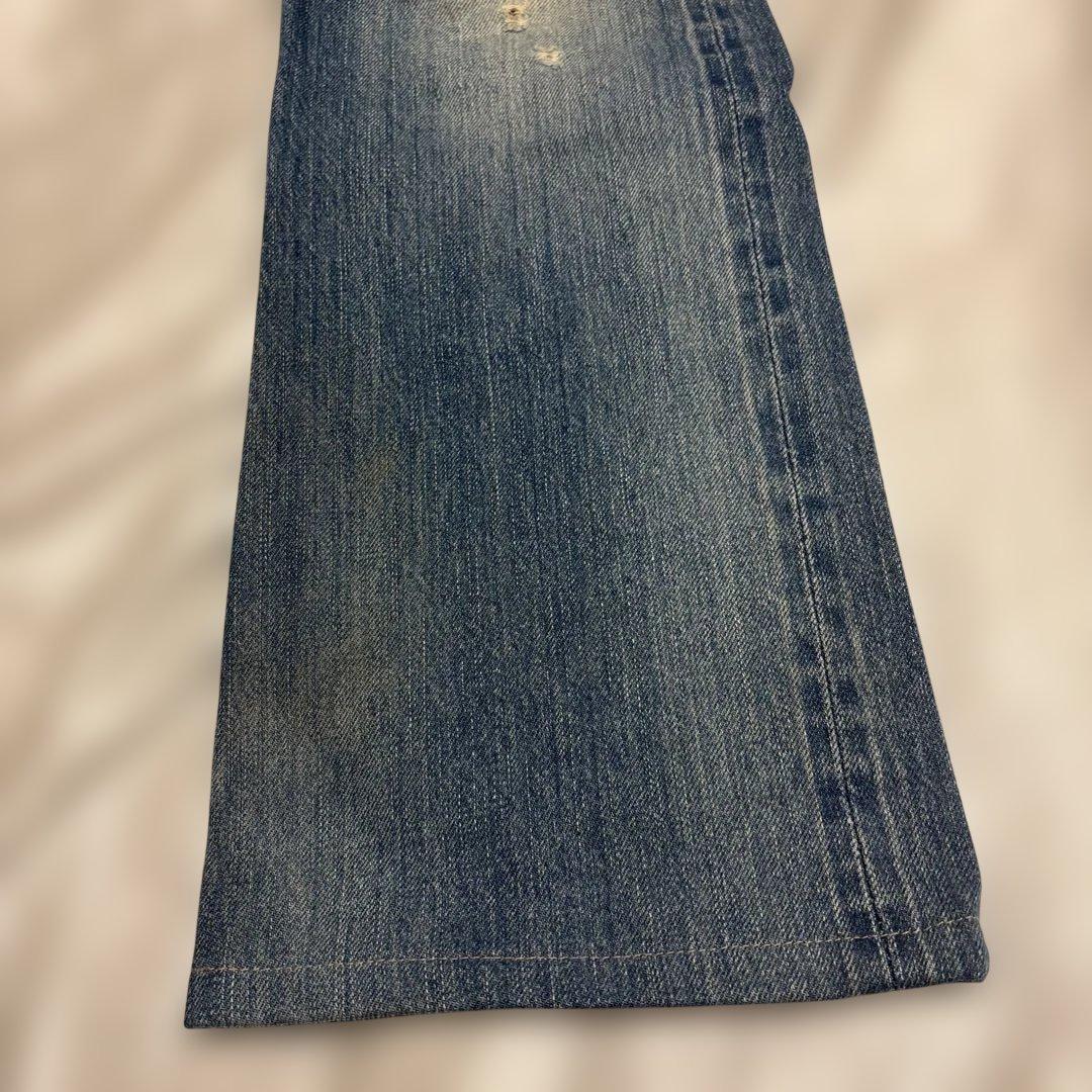 ヒステリックグラマー　刺繍　ローライズ　フレアデニム　00's 希少