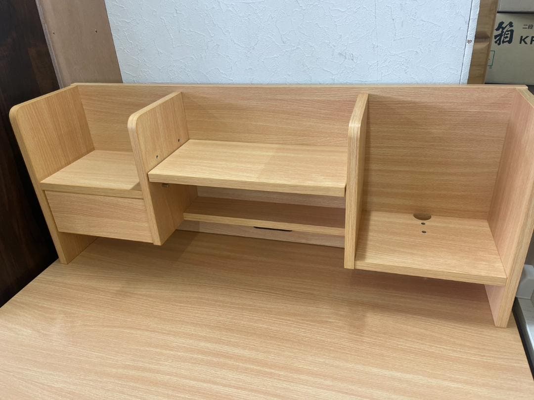 【新品】学習机　4点セット　学習デスク　デスクセット　勉強机　ナチュラル　北欧