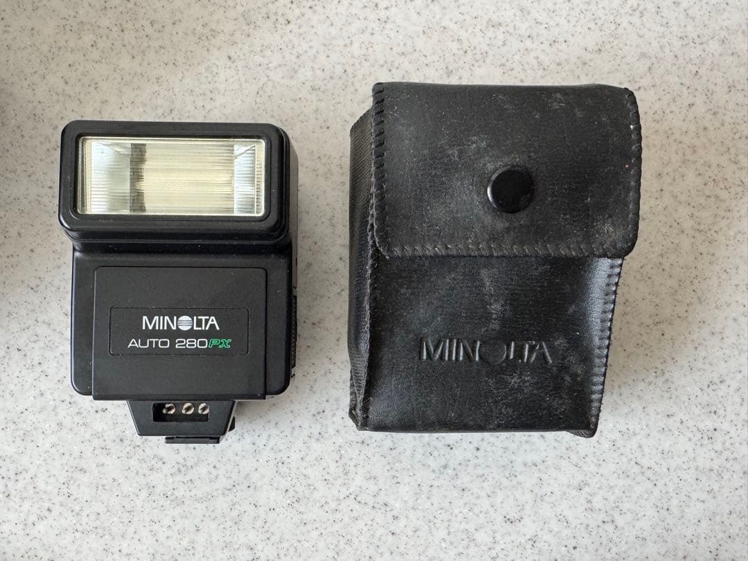 MINOLTA X-700 一眼レフカメラ レンズ4本、フラッシュ付 ジャンク品