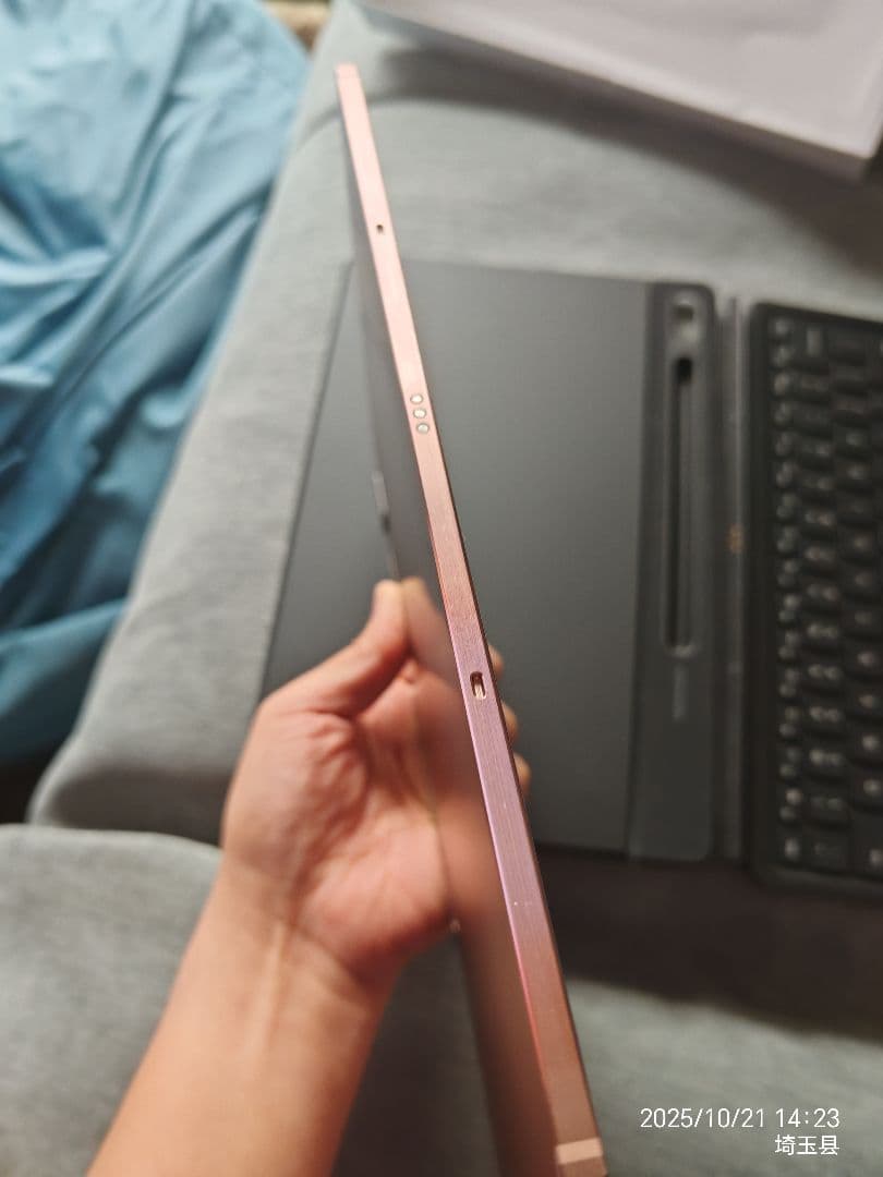 Galaxy Tab S7+ 5G 8gb+256GB ピンク キーボードカバー