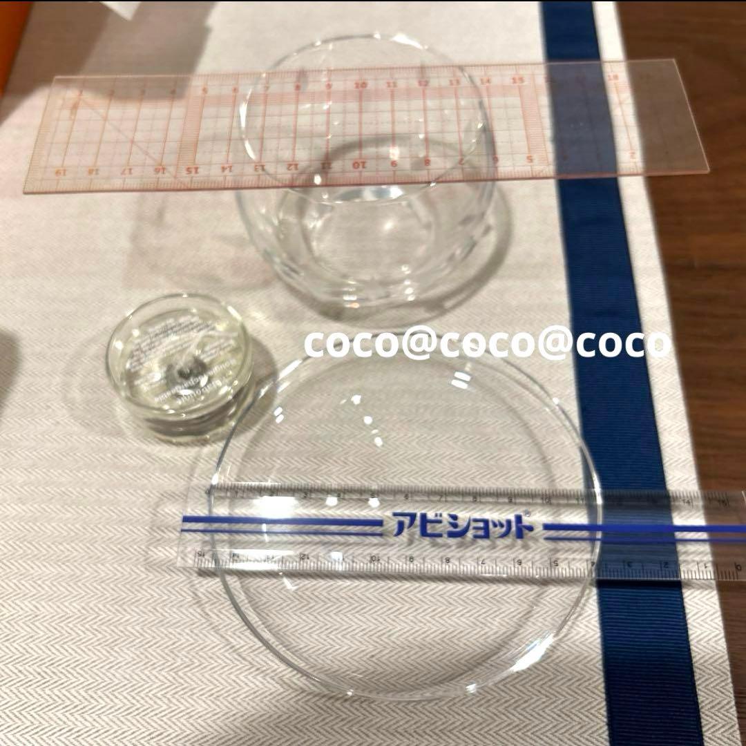 エルメス キャンドル　ホルダーセット 廃盤クリスタル キャンドル