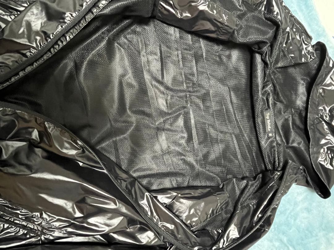 TOP REBEL ブラック ウインドブレーカー　防寒用