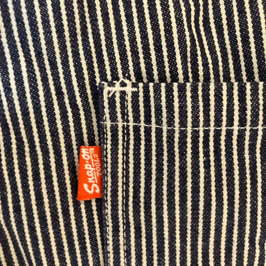 スナップオン　オールインワン試着のみ　ストライプ