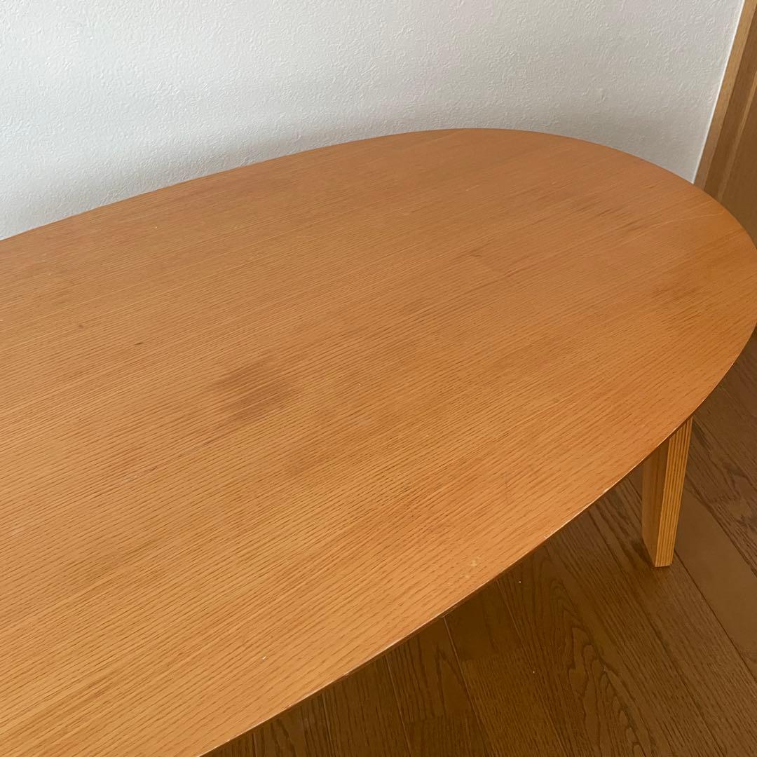 ＊廃盤品＊無印良品　楕円　こたつ　テーブル　タモ材　MJ-KSS1100/N