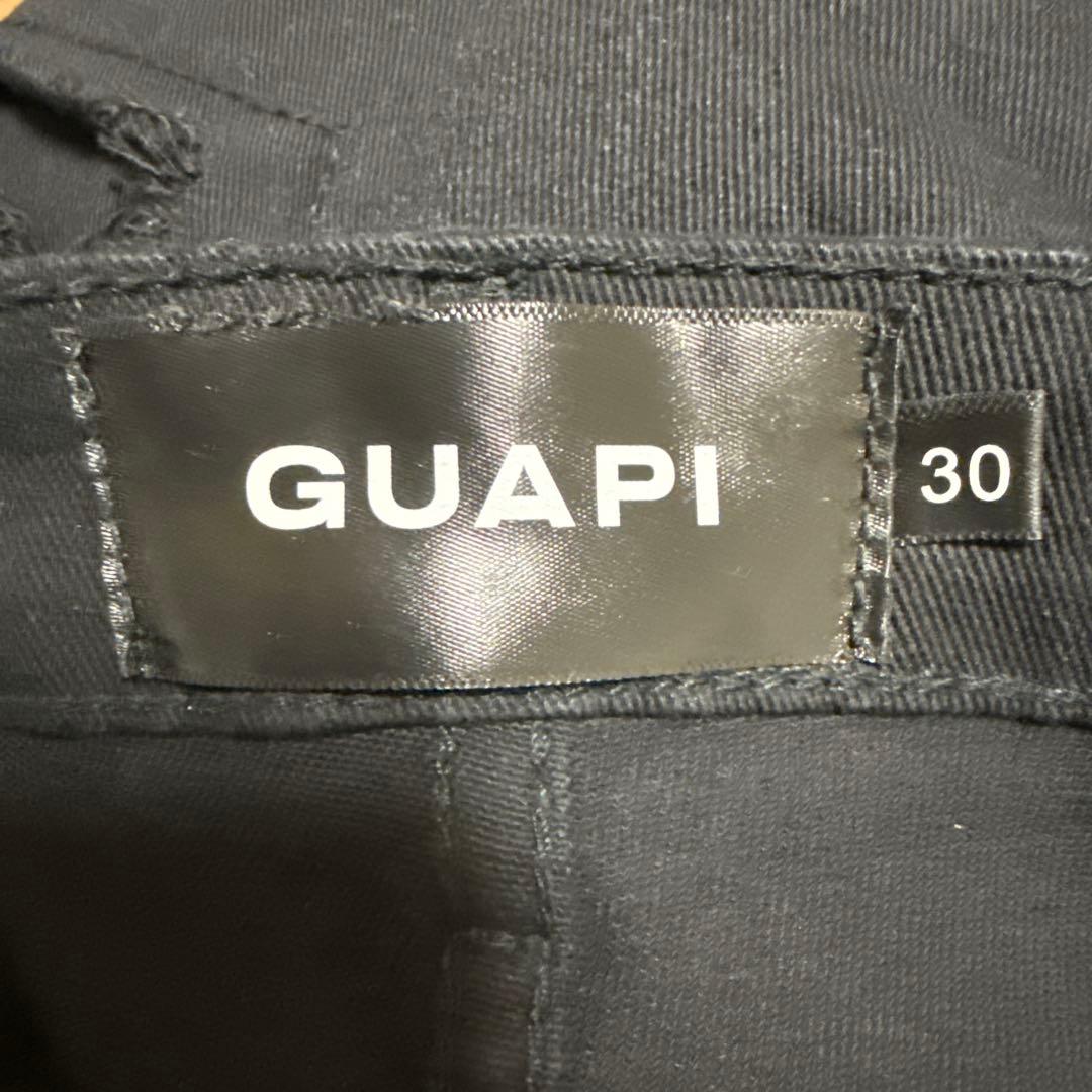 GUAPI フレアデニム ブラック 30inch