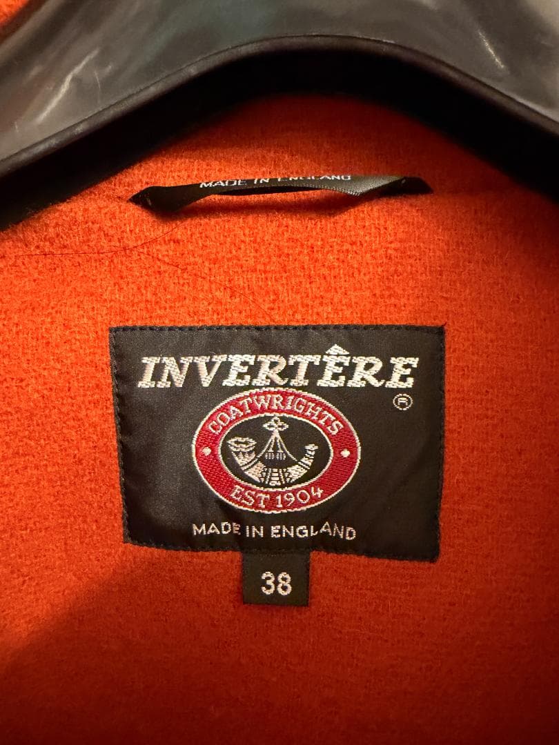 INVERTERE ダッフルコート オレンジ 38 2025年購入 美品