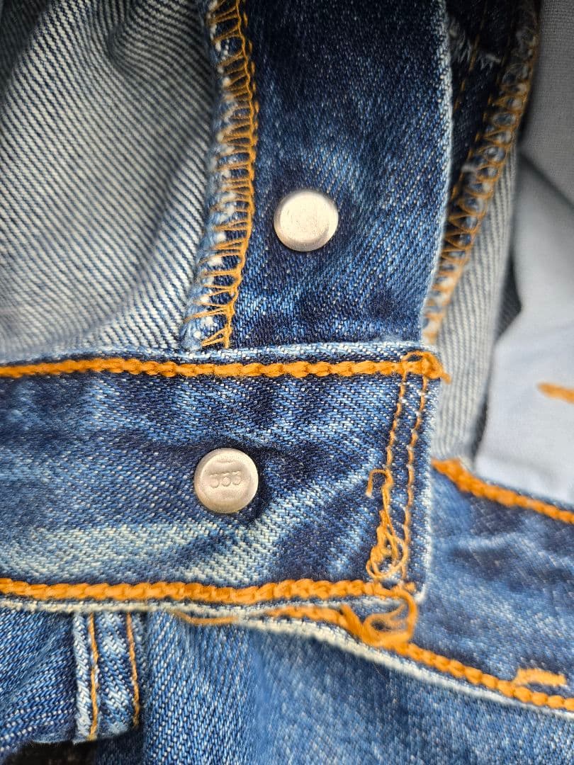 希少 Rのみ 00s USA製 Levi's 501 W34 濃紺 米国製