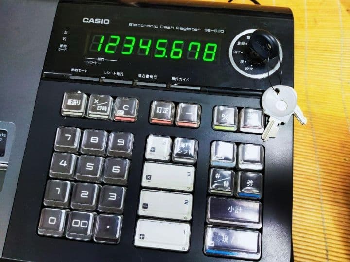 カシオレジスター　SE-S30　人気機種　コンパクト　送料無料　108001