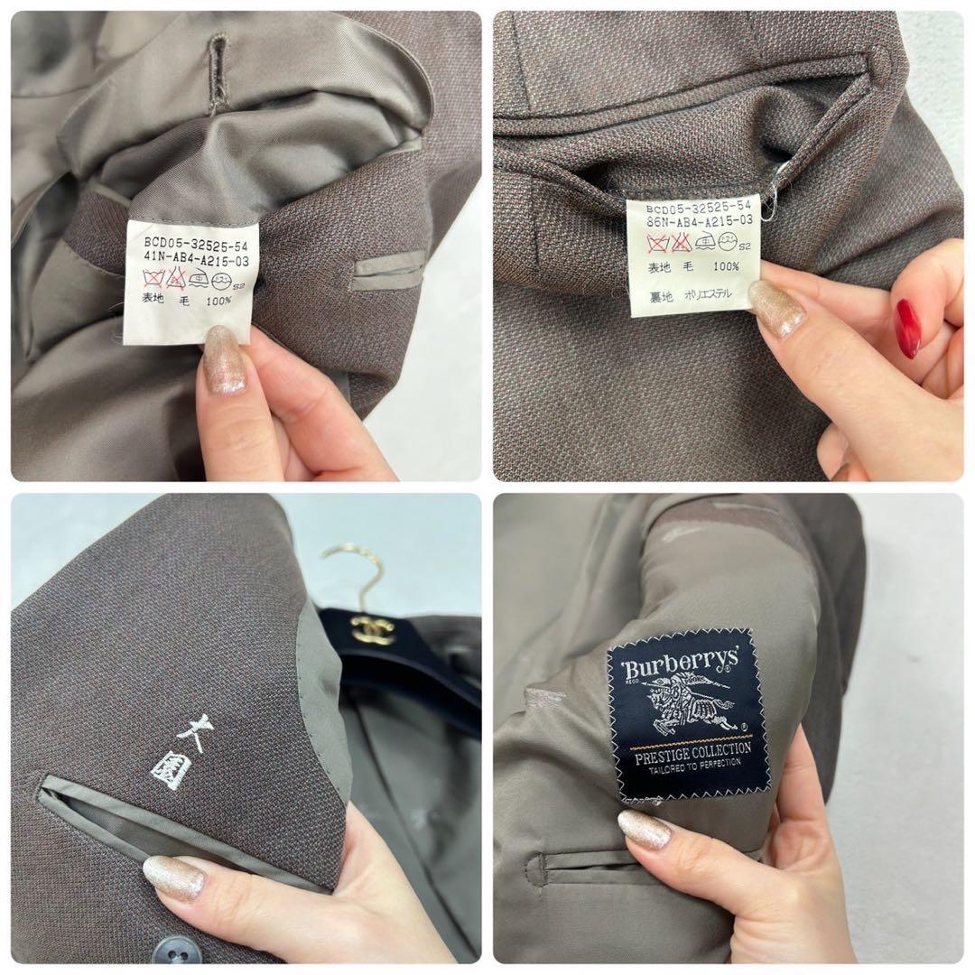 G99 美品 M バーバリー プレステージコレクション スーツ上下 メンズ