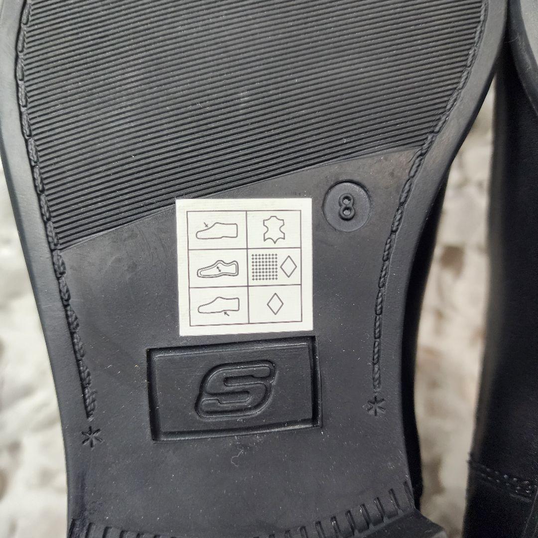 ガレ海未使用 スケッチャーズ ミラー ボリス サイドゴア レザー ブーツ