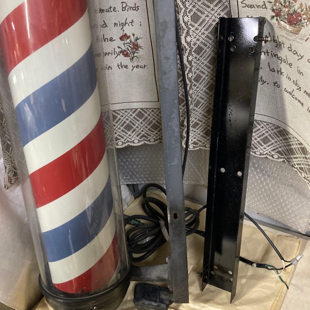 理容 床屋 サインポール 大阪サイン（株） OSB-8155 取付金具付き