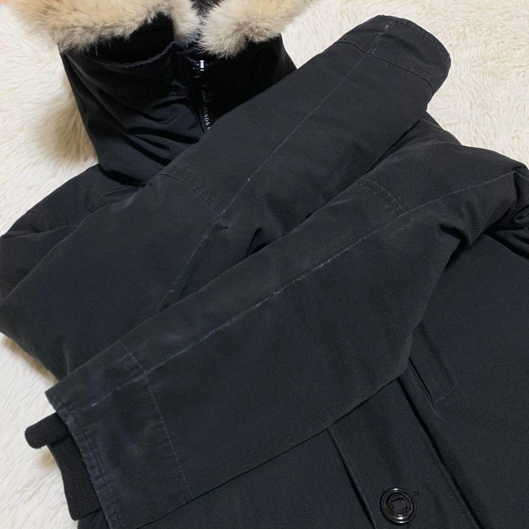 【希少サイズ】カナダグース ジャスパー 3438JM コヨーテファー 黒 L