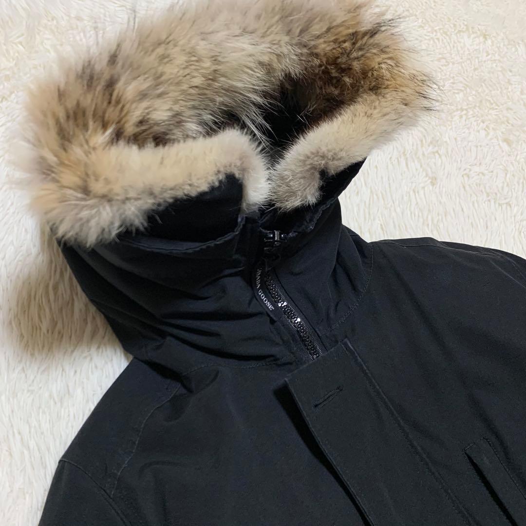 【希少サイズ】カナダグース ジャスパー 3438JM コヨーテファー 黒 L