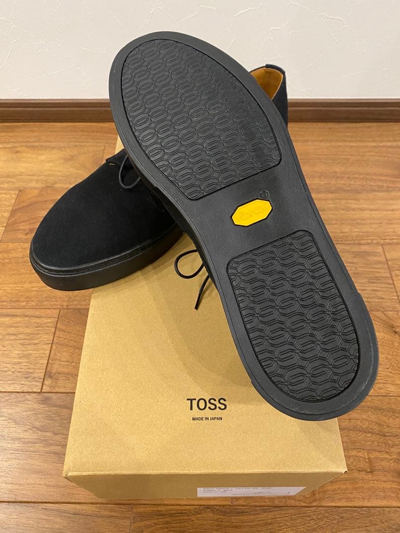 【完売品/新品/秋冬】TOSS Bath本革スエード プレーントゥ