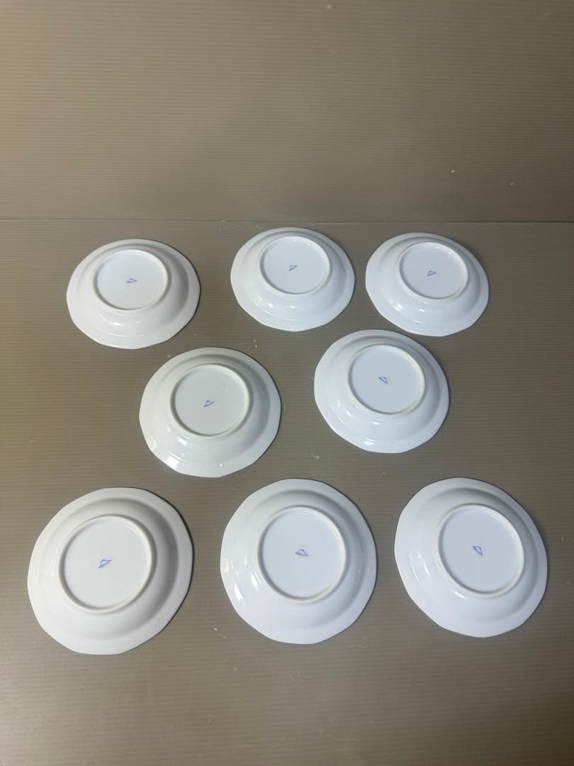 2528 深川製磁　小皿　8客　未使用