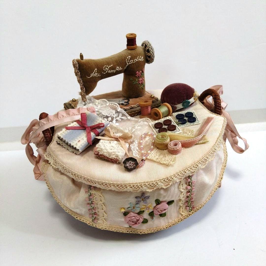 《期間限定》マニー　オタンジャディス　ソーイングコラージュ小物入れ