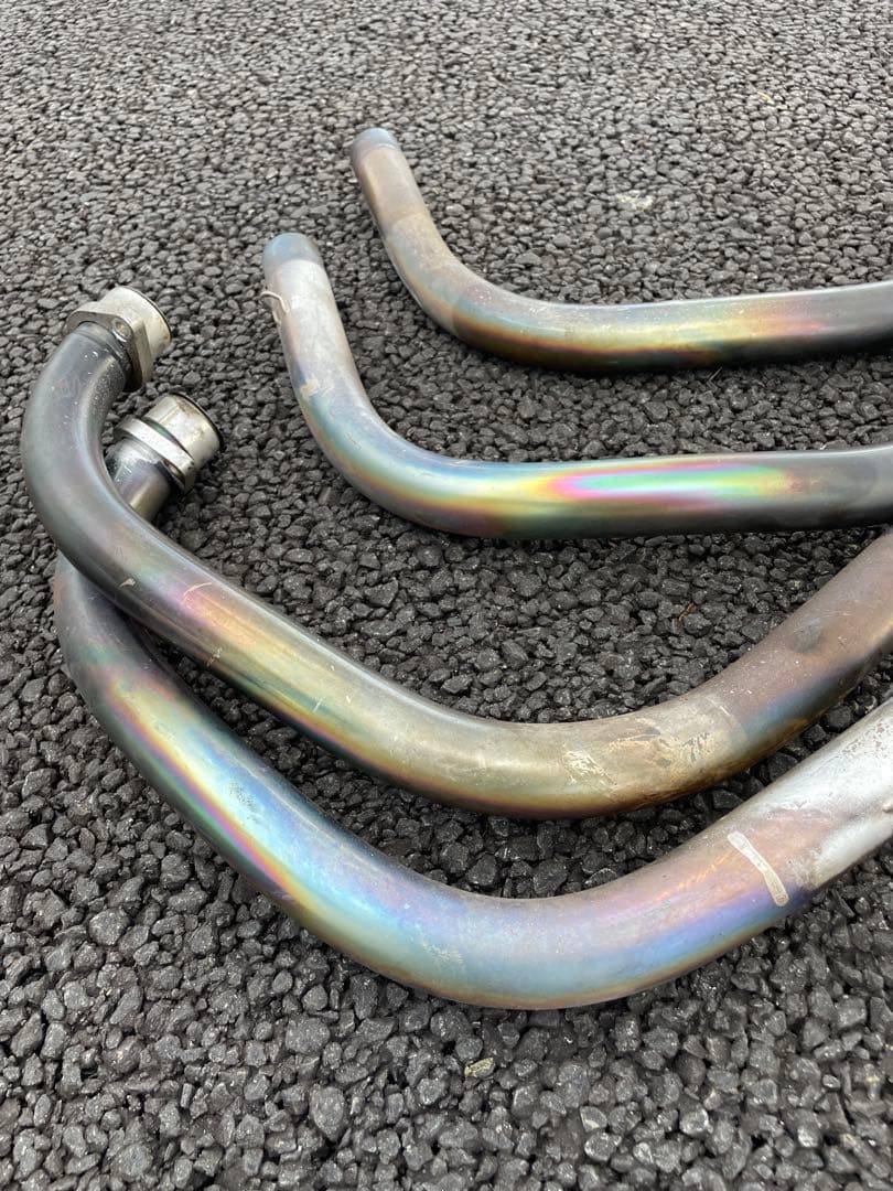 t*様 CB1300SF アールズギア ワイバン チタン2本出しマフラー フルエ