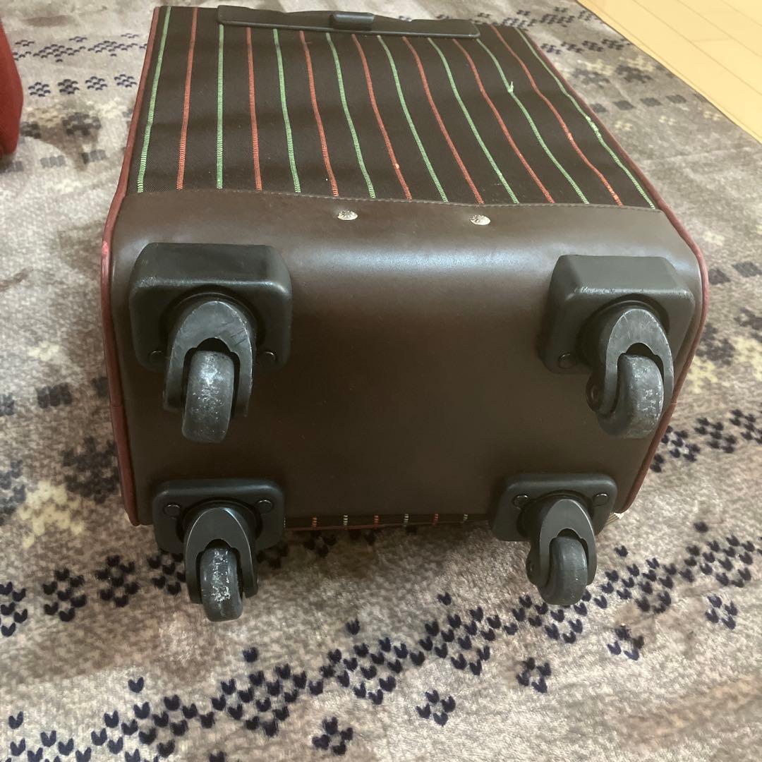 機内持ち込み可能　エースのソフトスーツケース　ソフトキャリーカート