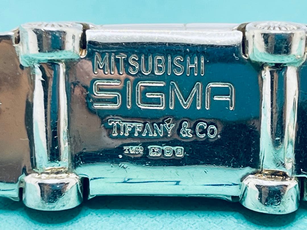c074 希少　ティファニー　MITSUBISHI SIGMA キーホルダー