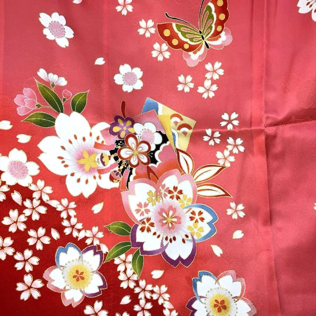 ◎mk-911　七五三　着物　襦袢　半衿　重ね衿　セット　女の子　10-16