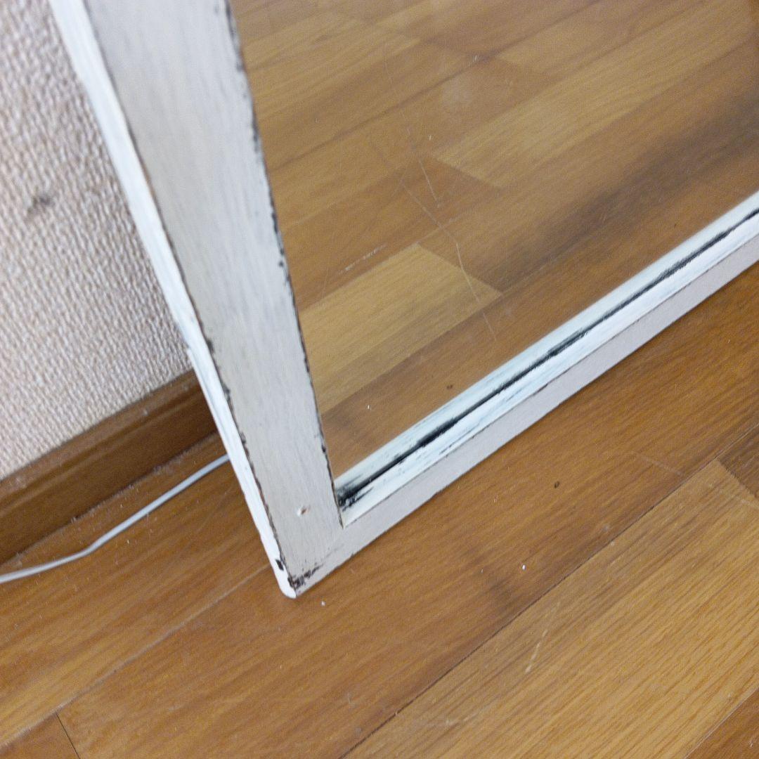 「最終価格」アンティークテーブル　ミラー　サリュ　おうち型　３点セット