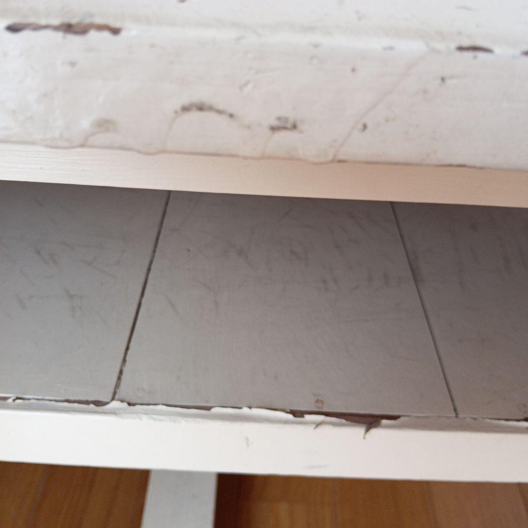 「最終価格」アンティークテーブル　ミラー　サリュ　おうち型　３点セット