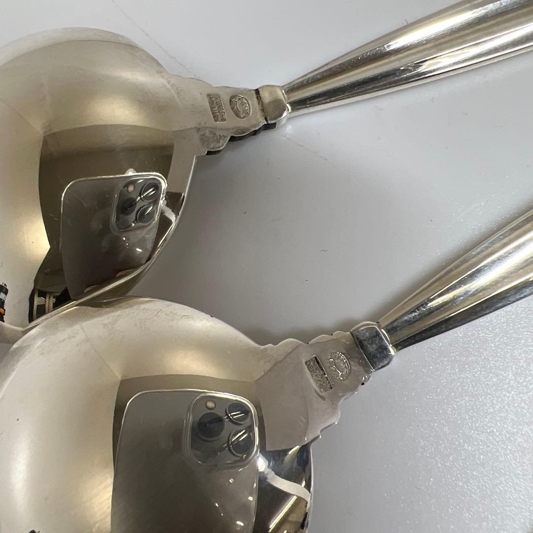 ジョージジェンセン　エコーンsterling925 スープスプーン4本　共袋付