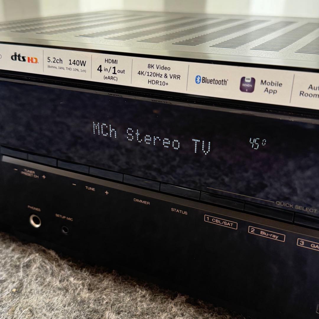 H41激安早い者勝ち✨ DENON AVR-X580BT アンプ