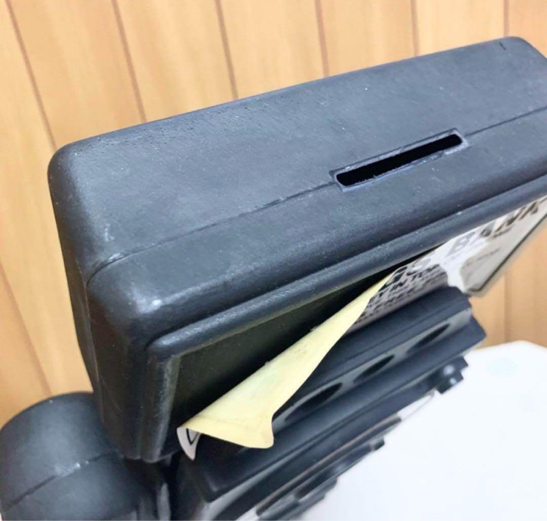 ☆匿名配送 公衆電話型貯金箱 黒電話 昭和レトロ ブラック 鏡 ミラー BIG