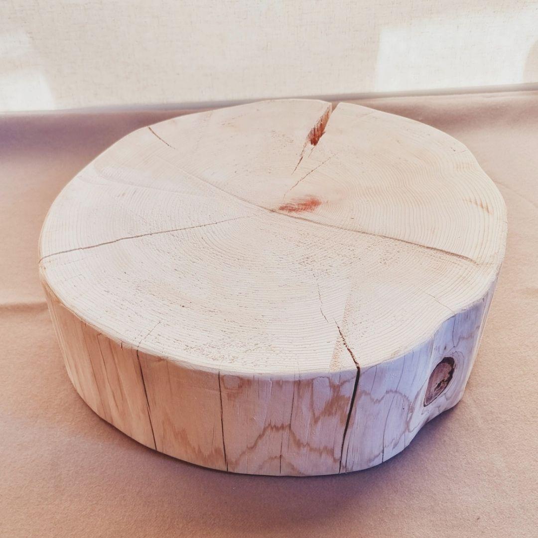 森の香り 東濃ひのき テーブル 無垢無塗装 オーガニック 節あり