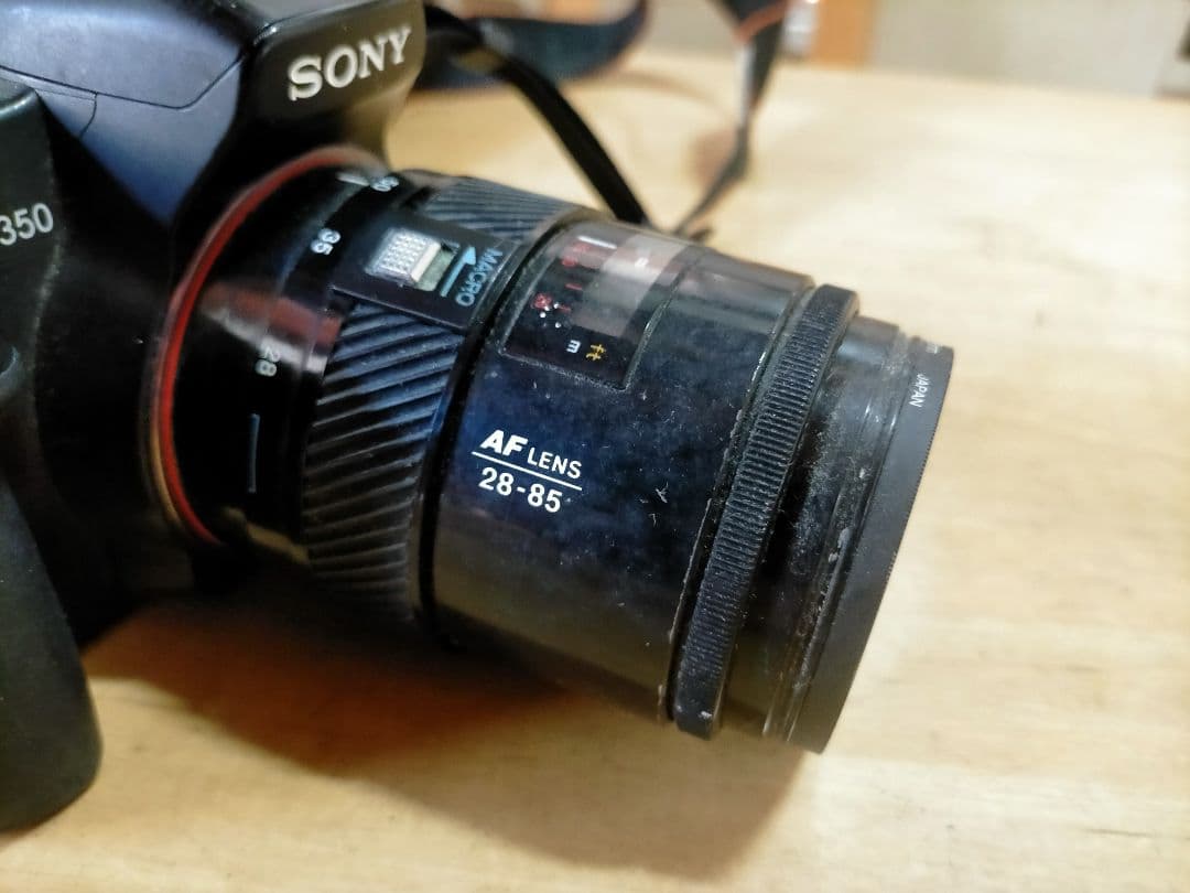SONY α350 MINOLTAレンズ付き