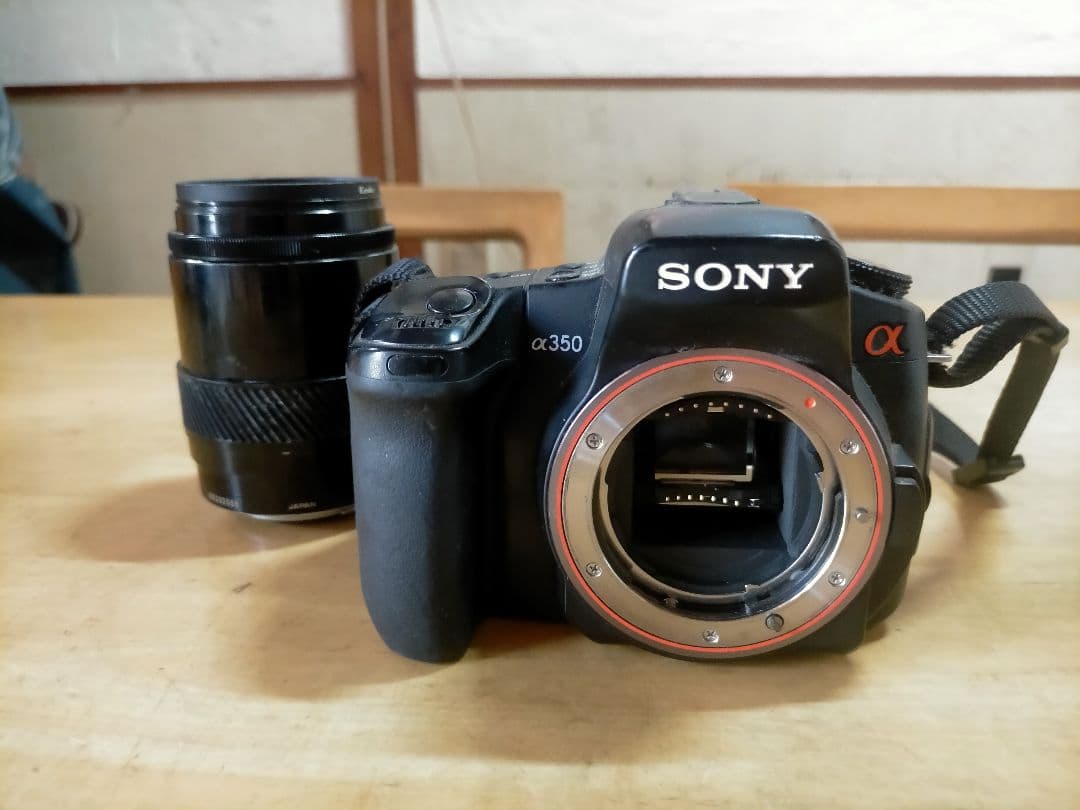 SONY α350 MINOLTAレンズ付き