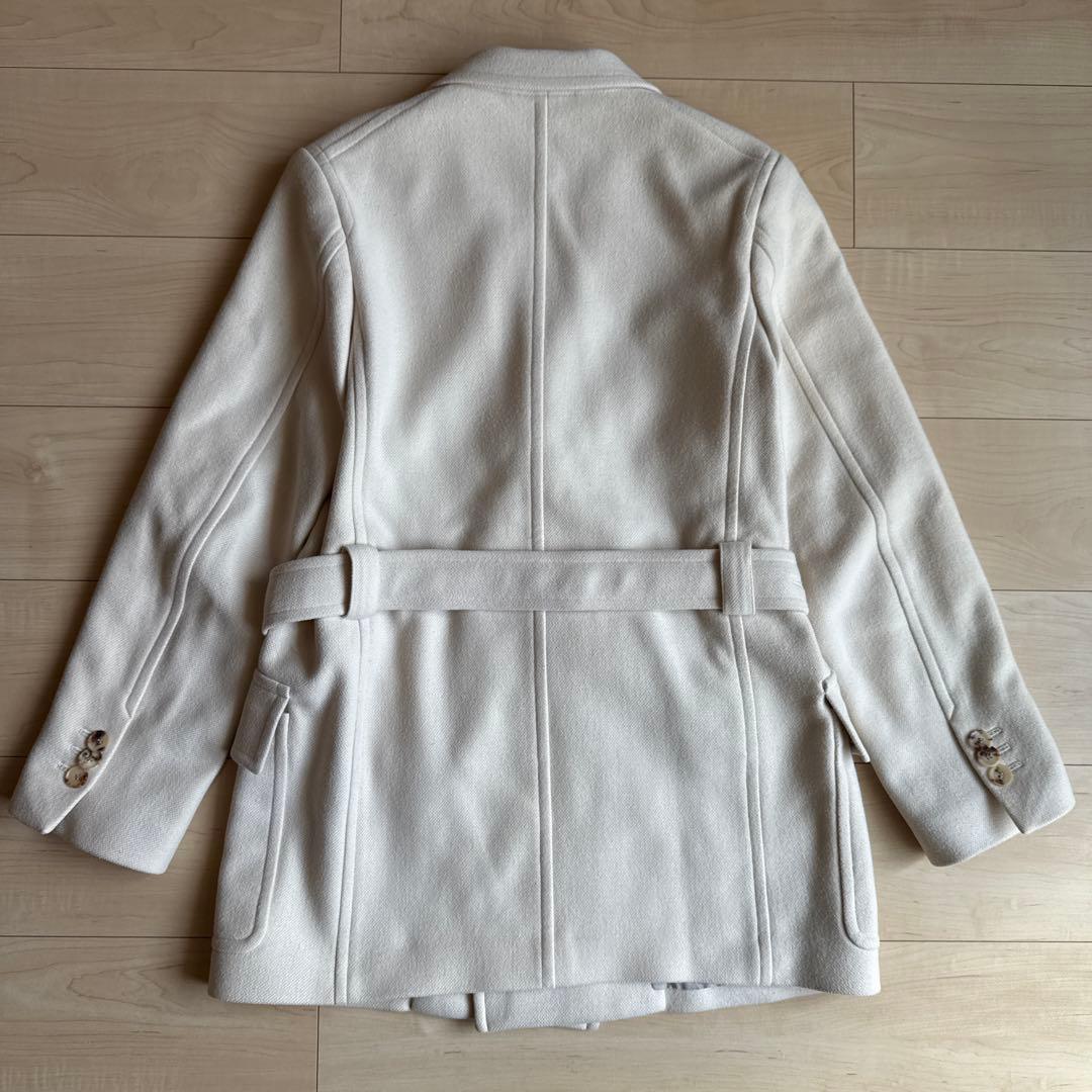 ジャケット・アウター AURALEE WOOL SILK MELTON HALF COAT