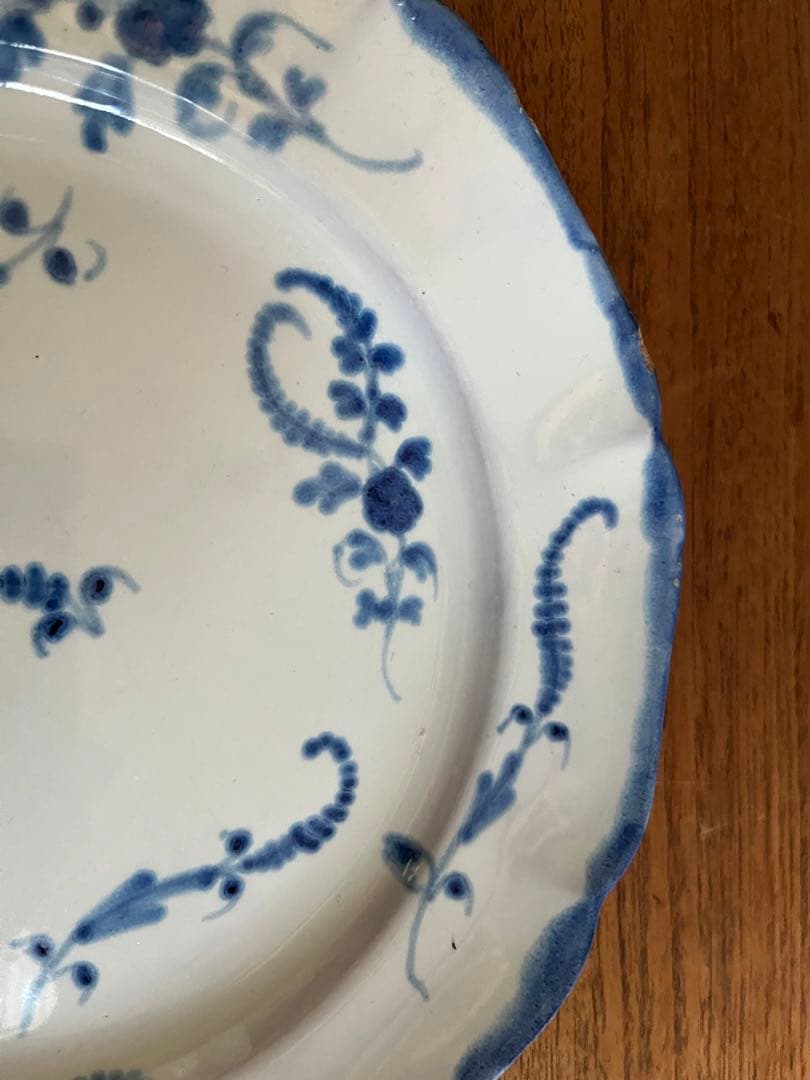 フランスアンティーク　ムスティエ　プレート