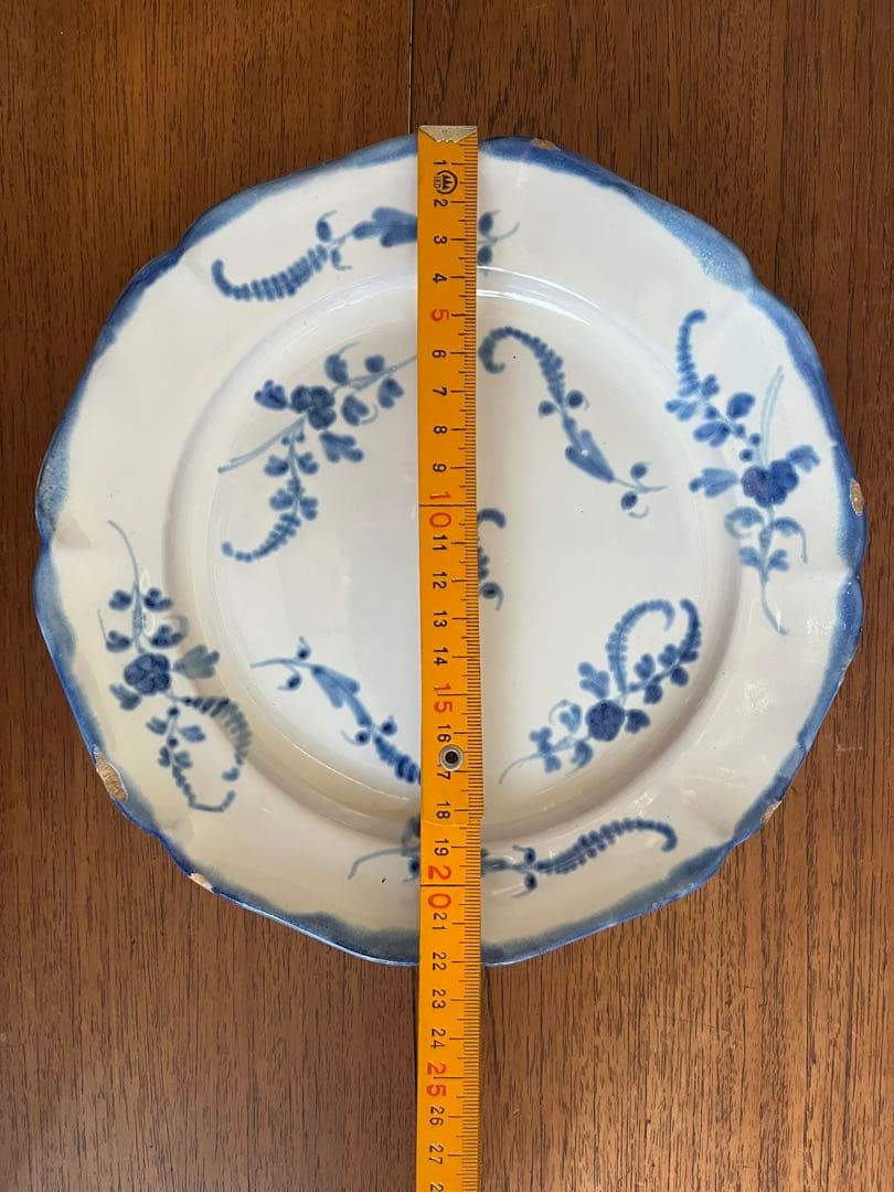 フランスアンティーク　ムスティエ　プレート