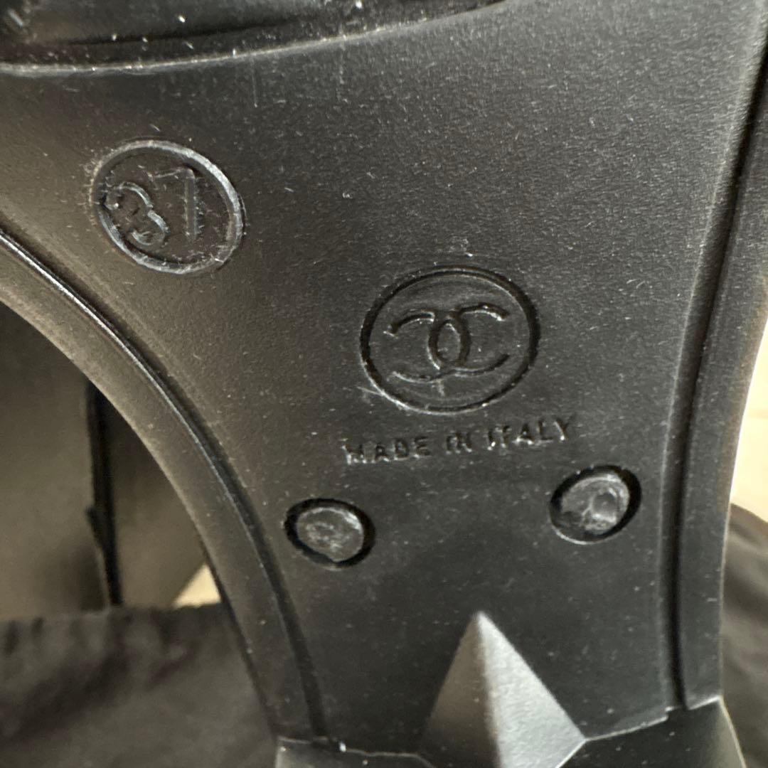 【土日限定値下げ】CHANEL カメリア レインブーツ37