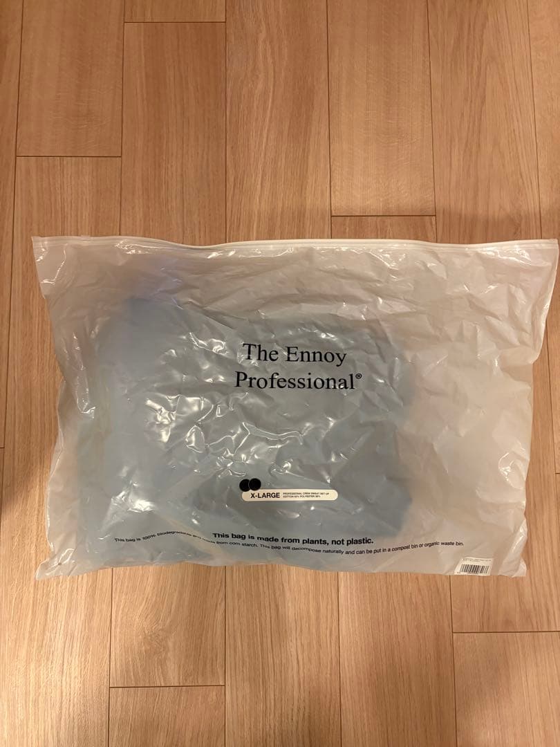 のりお ENNOY CREW SWEAT SET UP 25SS 黒 XL