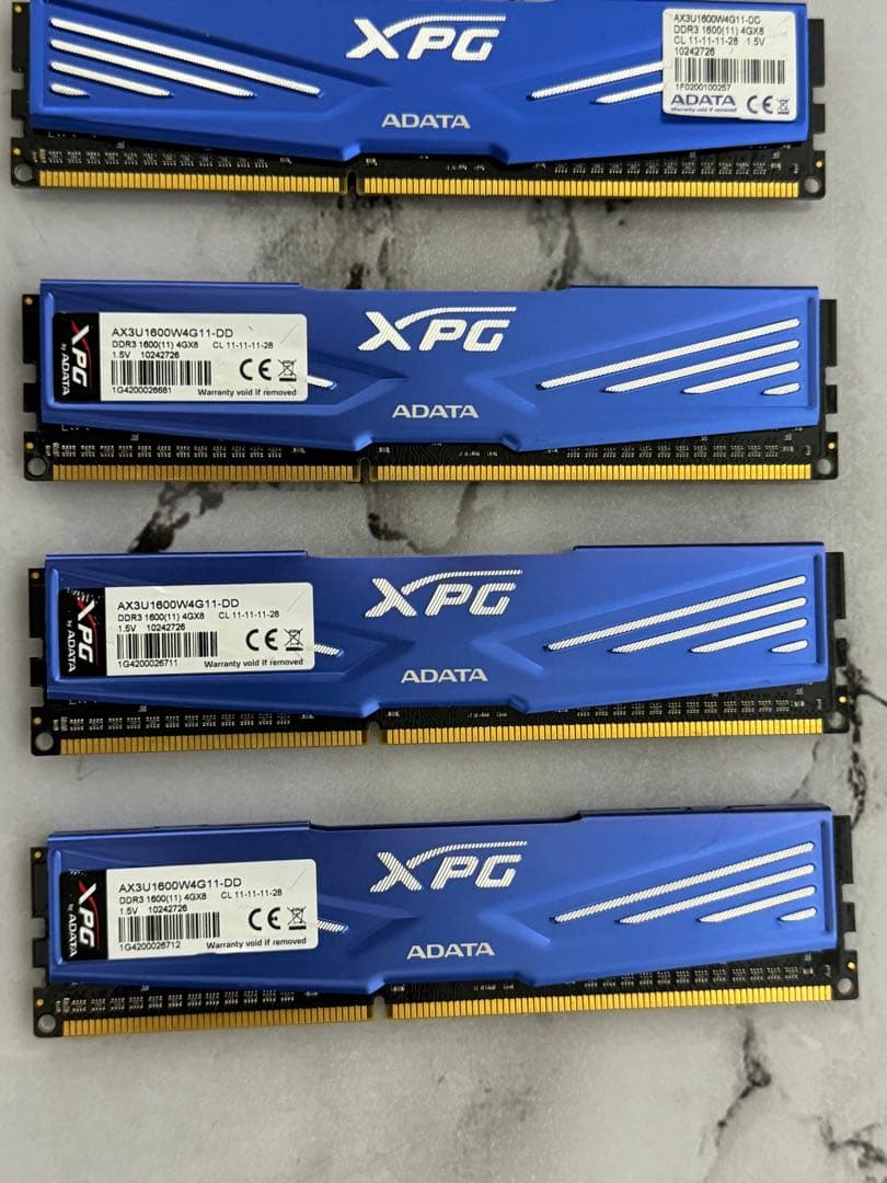 (動作未確認) DDR3メモリ 16GB ADATA