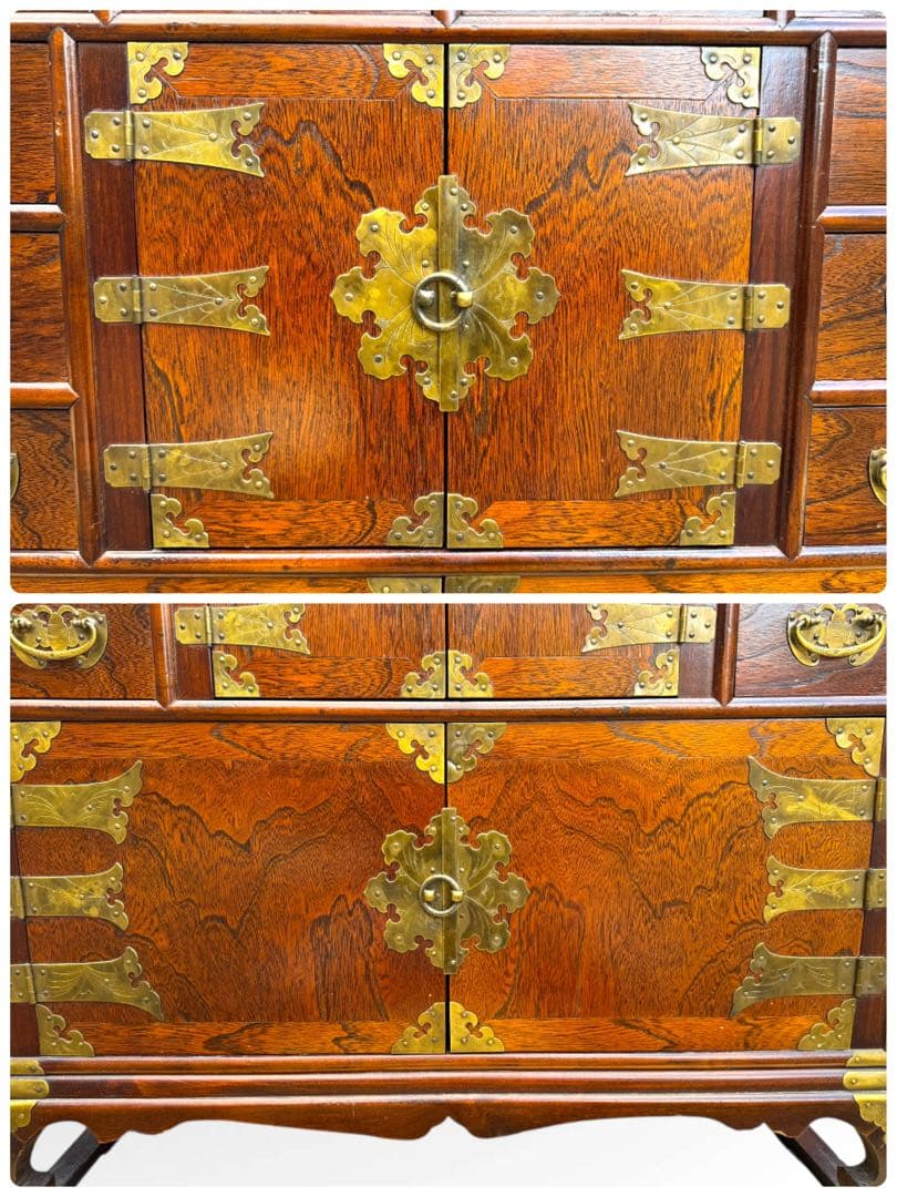 李朝家具 朝鮮家具 薬箪笥 年代物 アンティーク 韓流 韓国